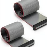 Fielect IDC 50 Pin Flat Ribbon Cable Male Male-0