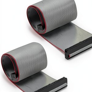 Fielect IDC 50 Pin Flat Ribbon Cable Male Male-0