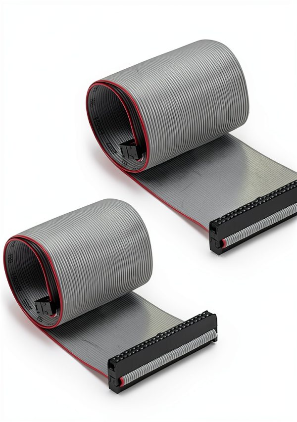 Fielect IDC 50 Pin Flat Ribbon Cable Male Male-0