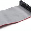 Fielect IDC 50 Pin Flat Ribbon Cable Male Male-4