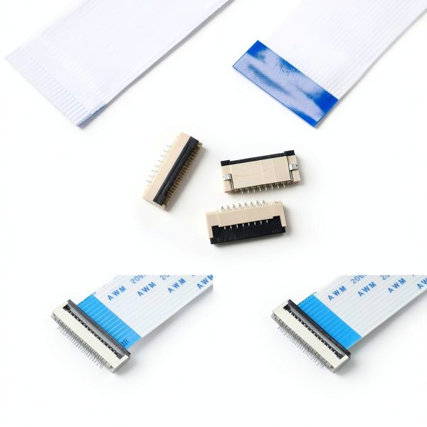 1mm FFC FPC Connector Cable Kit Ssighuyx 150mm Cable 50 Connectors-4
