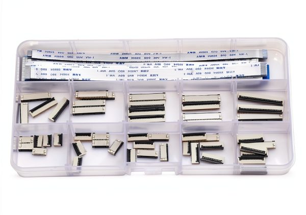 1mm FFC FPC Connector Cable Kit Ssighuyx 150mm Cable 50 Connectors-1