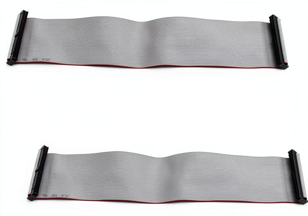 Fielect IDC 50 Pin Flat Ribbon Cable Male Male-2