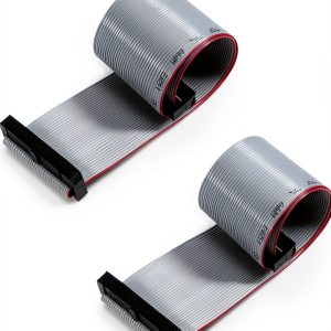 Fielect 34-Pin IDC Flat Ribbon Cable 30cm 2.54mm Pitch Grey Connector-0