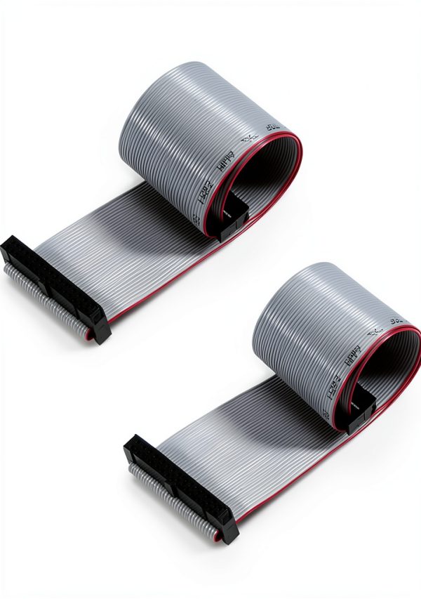 Fielect 34-Pin IDC Flat Ribbon Cable 30cm 2.54mm Pitch Grey Connector-0