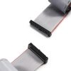 Fielect 34-Pin IDC Flat Ribbon Cable 30cm 2.54mm Pitch Grey Connector-2