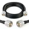 RG58 Coaxial Cable 10FT 50 Ohm PL-259 Connectors XRDS-RF Flexible-0
