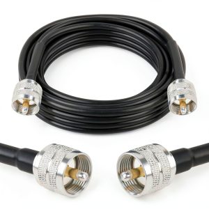 RG58 Coaxial Cable 10FT 50 Ohm PL-259 Connectors XRDS-RF Flexible-0